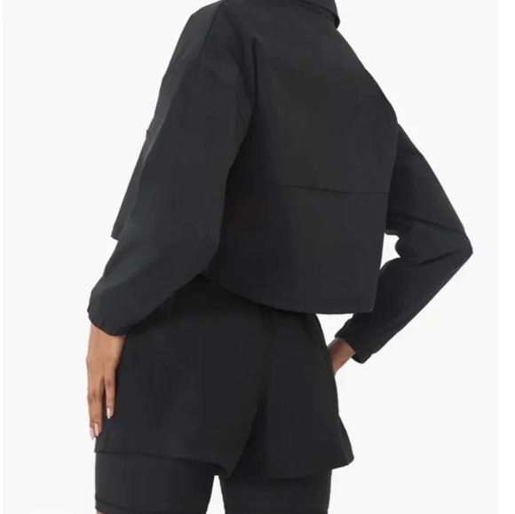 Weworewhat Cropped Nylon Quarter Zip - Picture 3 of 6